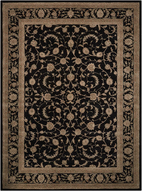 Nourison Heritage Hall HE29 Black Multicolor 12'x15'   Rug