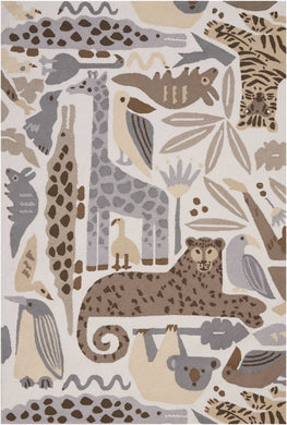 Nourison Bailey DS400 Grey 5'x8' Kids Area Rug