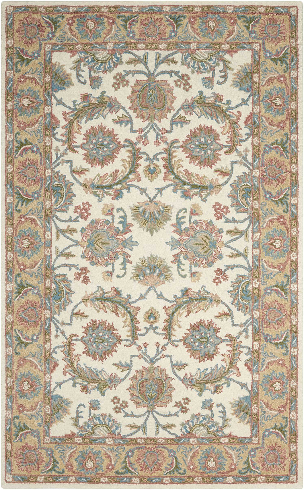Nourison India House IH05 Beige 3'x5'  Area Rug