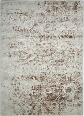 Nourison Euphoria 2'x3' Grey Rustic Area Rug