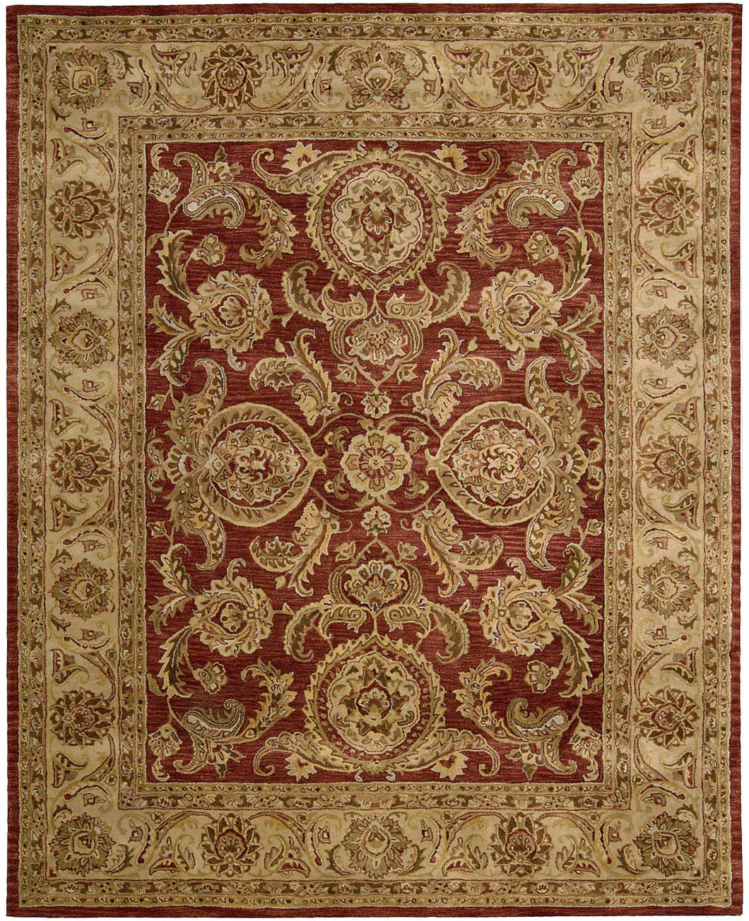 Nourison Jaipur JA24 Brown Multicolor 8' Runner  Hallway Rug