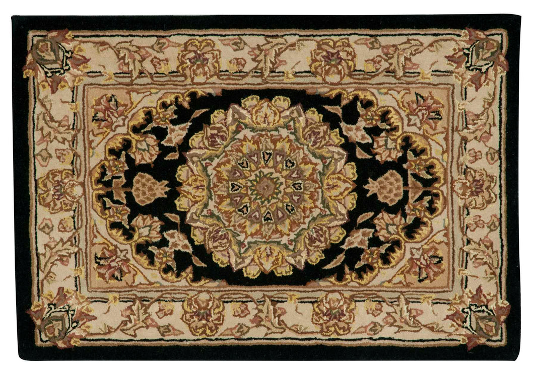 Nourison 2000 2233 Black 2'x3'  Area Rug