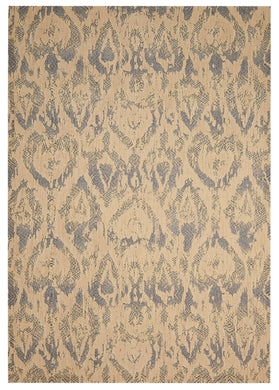 Nourison Nepal NEP12 Beige and Grey 10'x14'   Rug