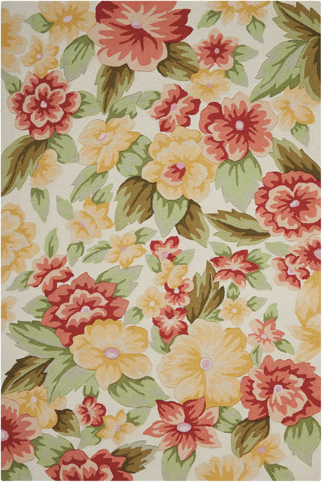 Nourison Fantasy FA17 Beige 5'x8'  Area Rug