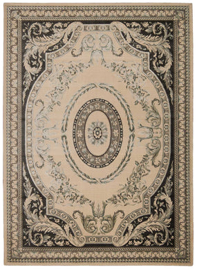 Michael Amini Platine MA200 White 4'x6'  Area Rug