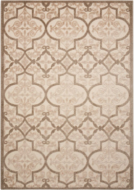 Nourison Aloha ALH14 Beige 8'x11' Oversized Indoor-outdoor Rug