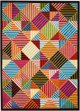 Nourison Oakdale OKD02 Multicolor 5'x7'  Area Rug