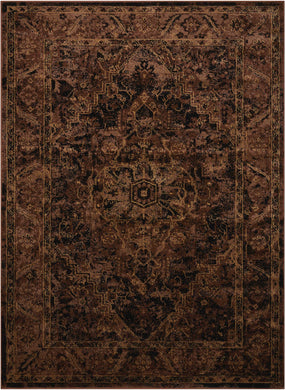 Nourison Delano DEL07 Black 4'x6'  Area Rug