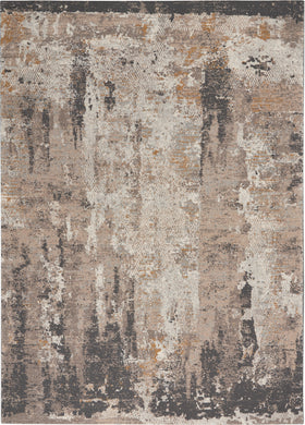 Nourison Tangra 4'x6' Cream Grey   Area Rug
