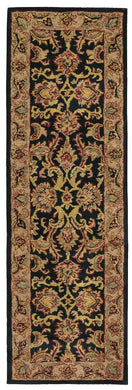 Nourison India House IH48 Black 8' Runner  Hallway Rug