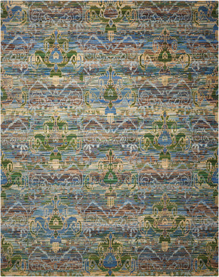 Nourison Rhapsody RH010 Multicolor 8'x10'   Rug