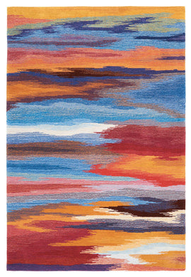 Nourison Contour CON78 Orange 4'x6'  Area Rug