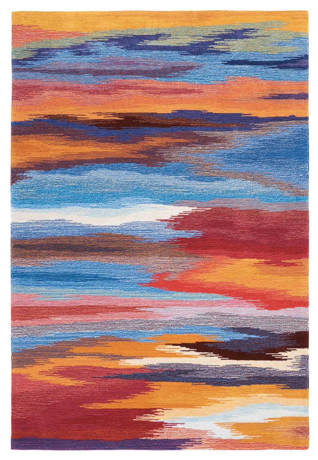 Nourison Contour CON78 Orange 4'x6'  Area Rug