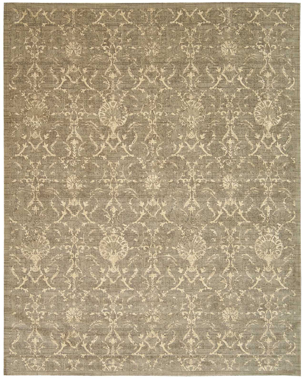 Nourison Silk Elements SKE03 Green 12'x15'   Rug