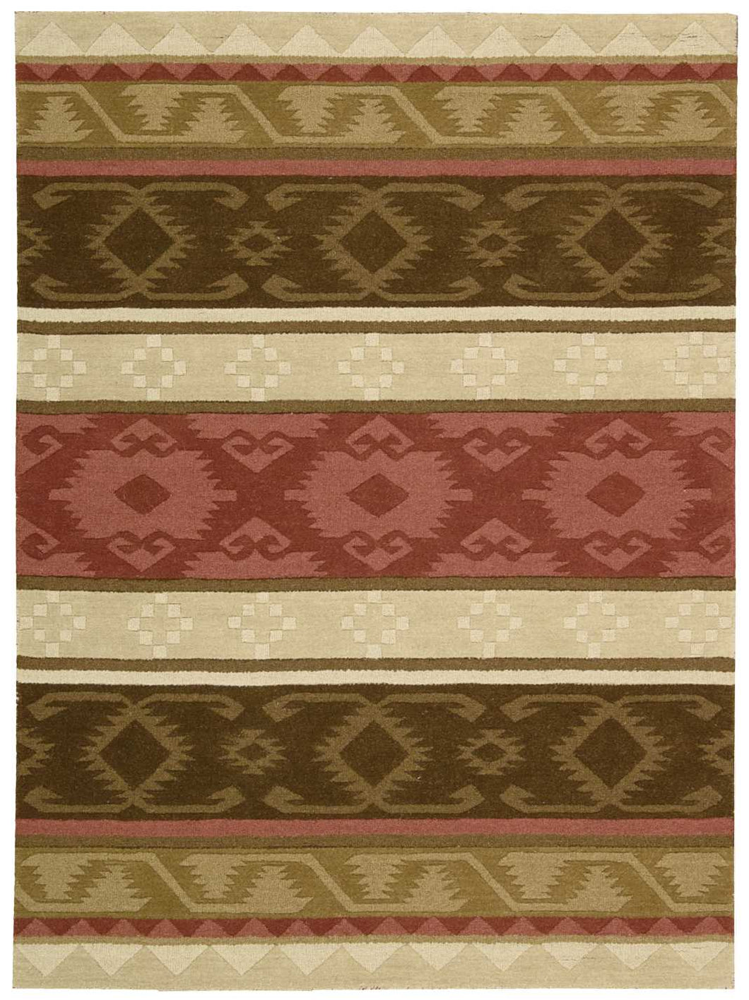 Nourison India House IH85 Black 4'x6'  Area Rug