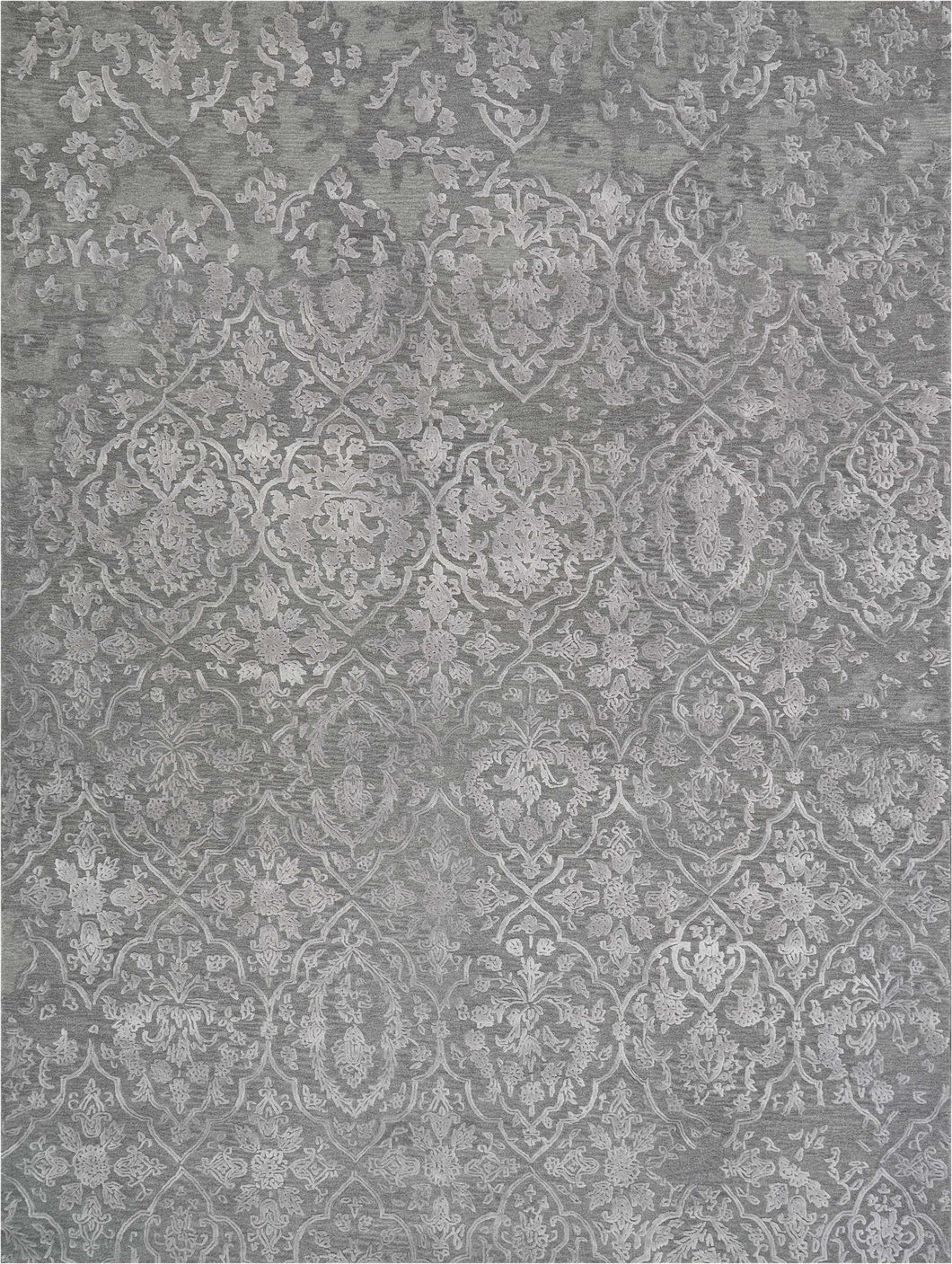Nourison Opaline OPA14 Grey 9'x12' Oversized  Rug
