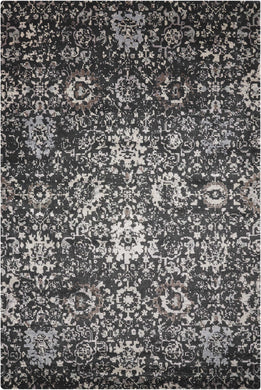 Nourison Twilight TWI13 Black and Grey 6'x8'  Area Rug