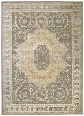 Michael Amini Platine MA204 Grey 4'x6'  Area Rug