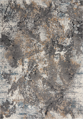 Nourison Tangra 5'x7' Grey Multi   Area Rug