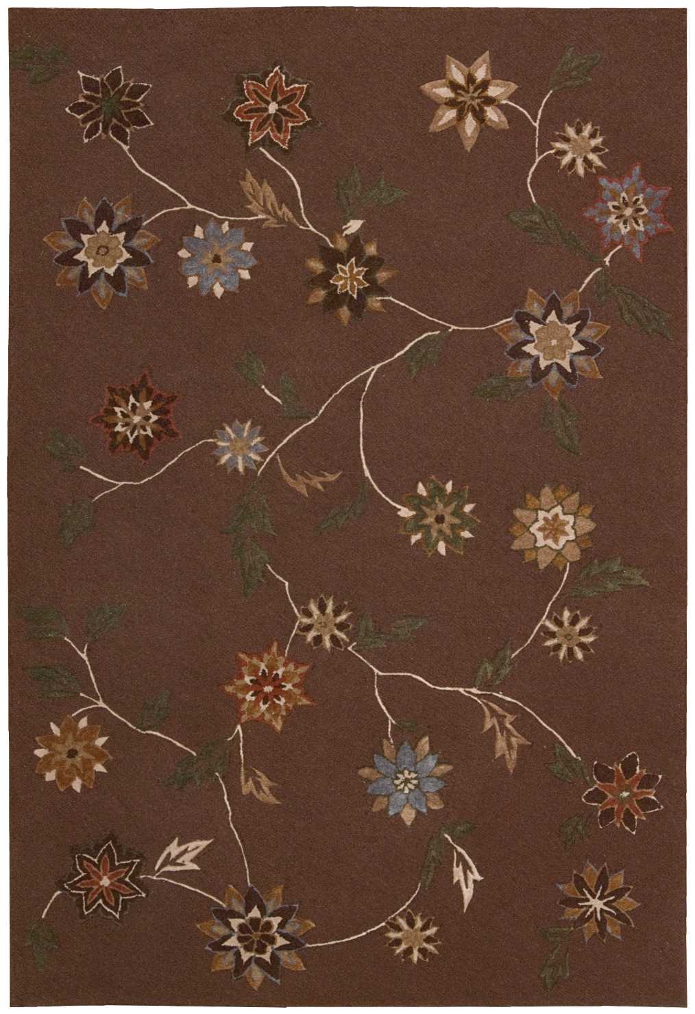Nourison Contour CON05 Brown 8'x11'   Rug