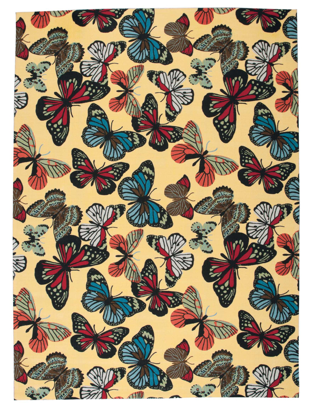 Nourison Home & Garden RS018 Yellow 8'x11'   Rug