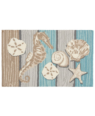 Nourison Home Trends 2'x3' Multicolor Beach  Area Rug