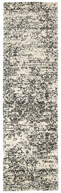 Calvin Klein Home Maya MAY08 Hematite 8' Runner  Hallway Rug