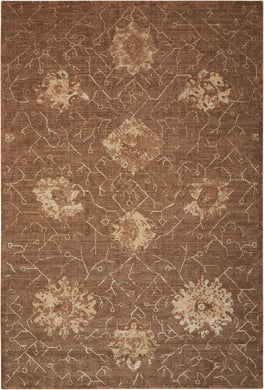 Nourison Silken Allure SLK08 Brown 8'x10'   Rug
