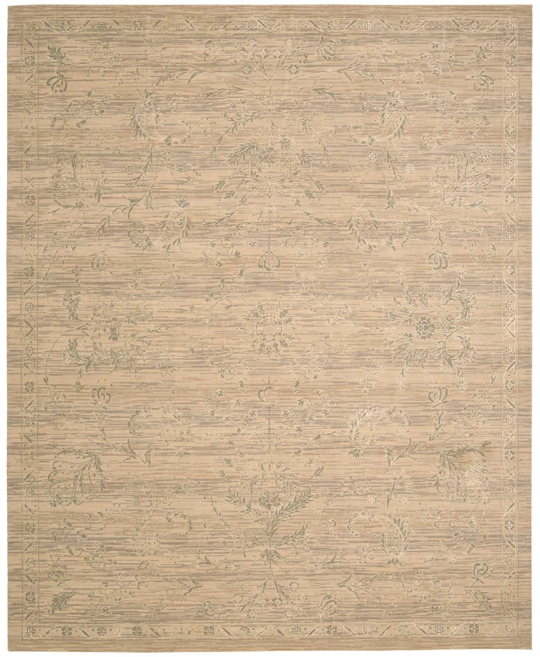 Nourison Silk Elements SKE29 Beige 9'x12'   Rug