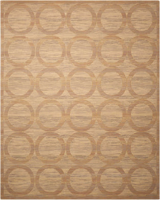 Nourison Silken Allure SLK21 Beige 5'x8'  Area Rug