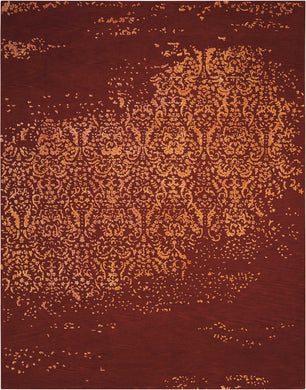 Nourison Opaline OPA08 Burnt Orange 6'x8'  Area Rug