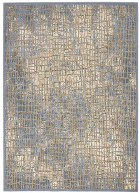 kathy ireland Home Sahara KI395 Charcoal and Beige 5'x7'  Area Rug
