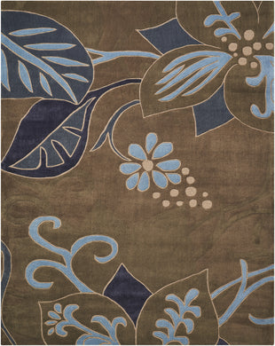 Nourison Contour CON13 Grey 7'x9'   Rug