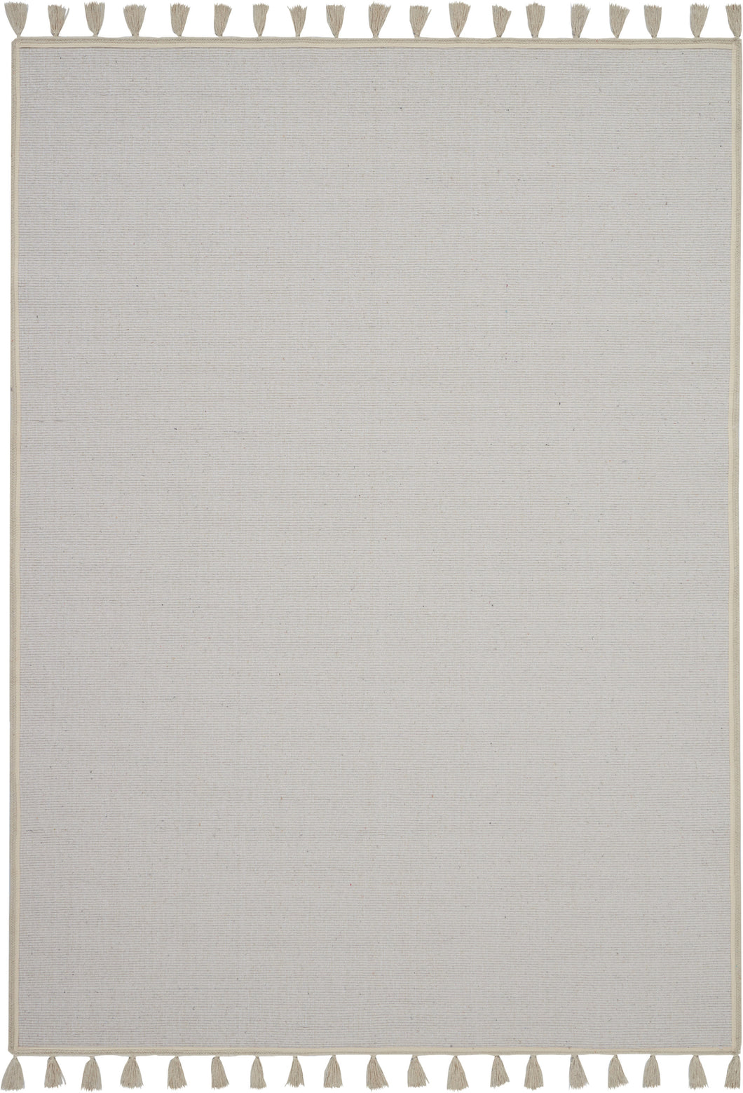 Nourison Otto DS600 White 5'x8' Flat Weave Area Rug
