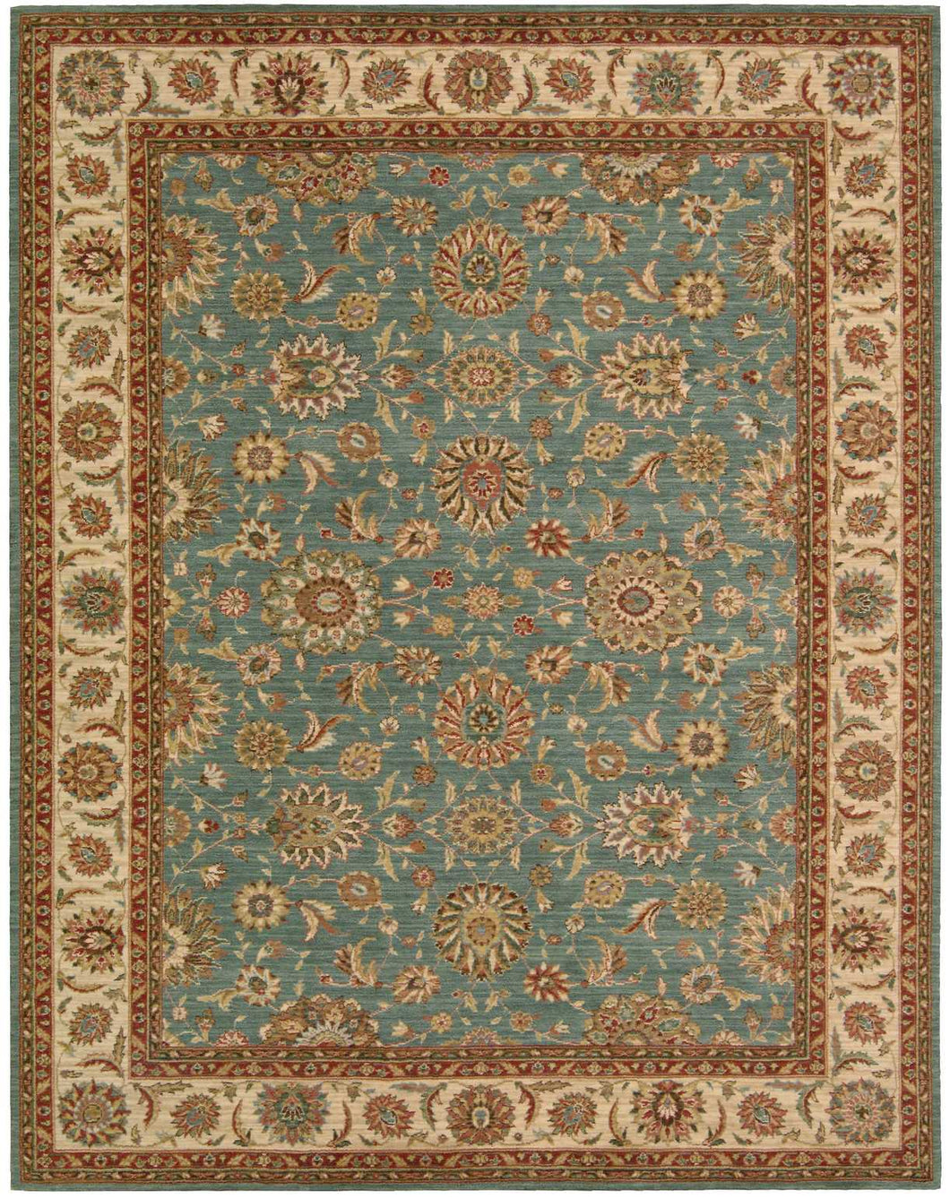 Nourison Living Treasures LI05 Blue 8'x10'   Rug