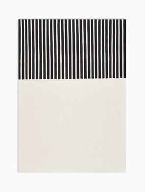 Calvin Klein Nashville CK750 White and Black 8'x10' Large  Rug