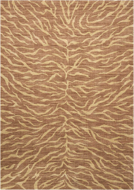 Nourison Riviera RI05 Brown 4'x6'  Area Rug