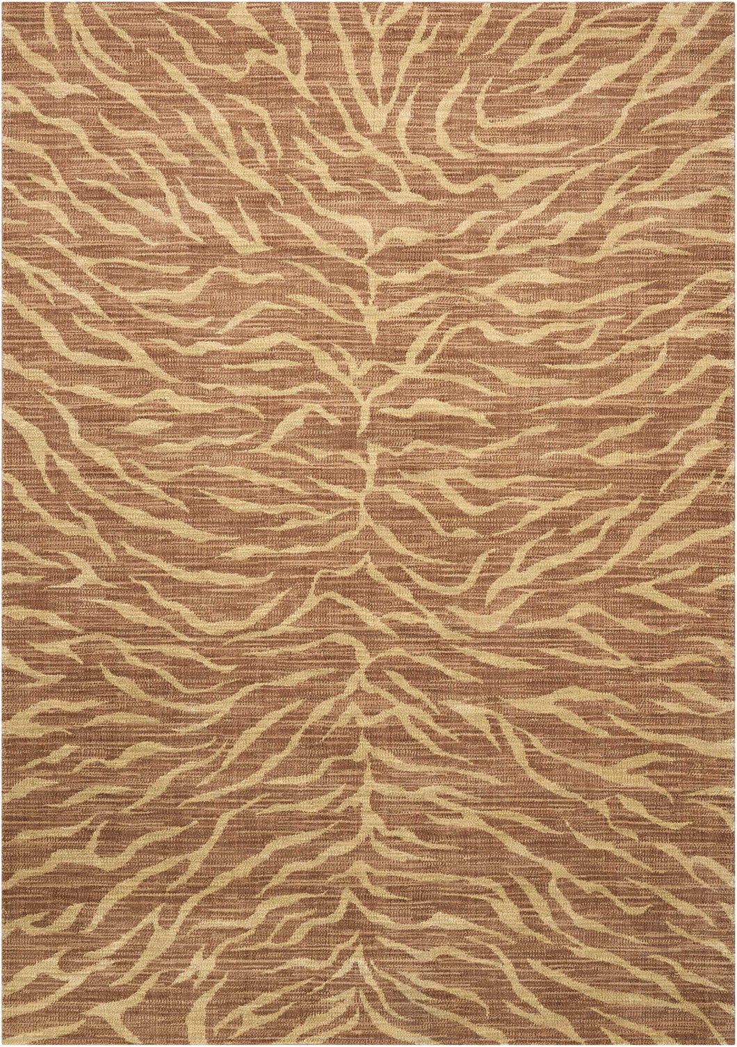Nourison Riviera RI05 Brown 4'x6'  Area Rug
