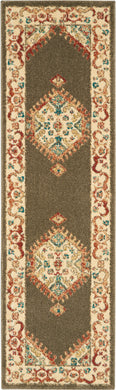Nourison Traditional Antique 8' Runner  Persian    Area Rug
