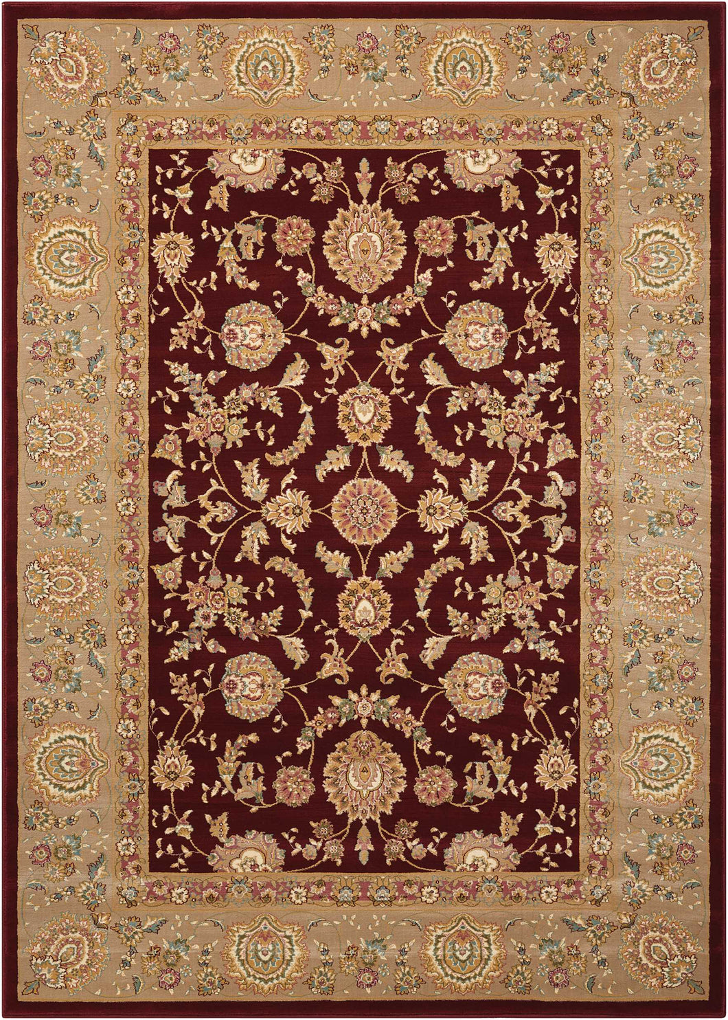 kathy ireland Home Antiquities ANT01 Red 10'x14'   Rug