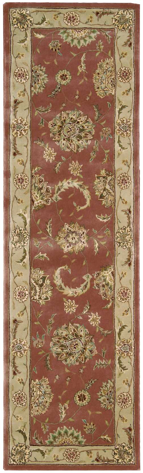 Nourison 2000 2215 Rose 8' Runner  Area Rug