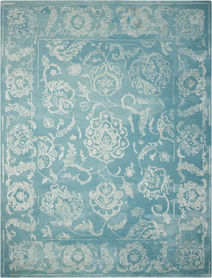 Nourison Opaline OPA12 Blue 8'x10' Large  Rug
