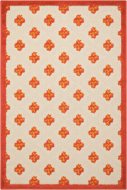 Nourison Aloha ALH02 Red 3'x4' Indoor-outdoor Area Rug