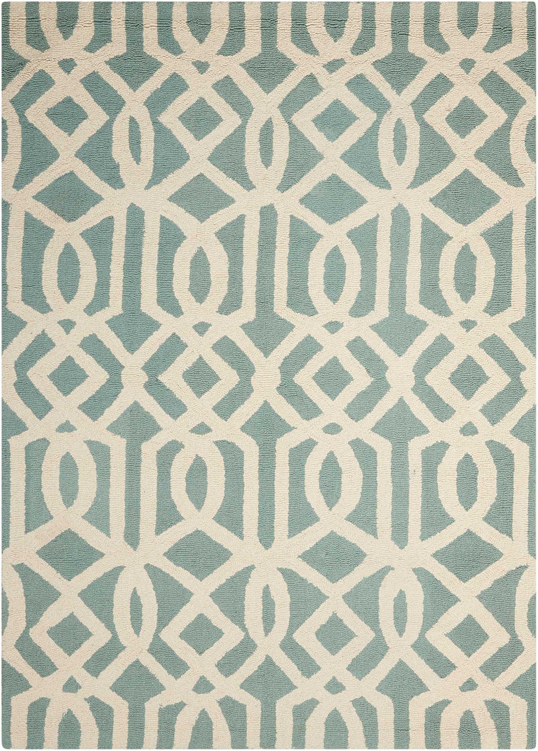 Nourison Linear LIN05 Blue and White 5'x7'  Area Rug