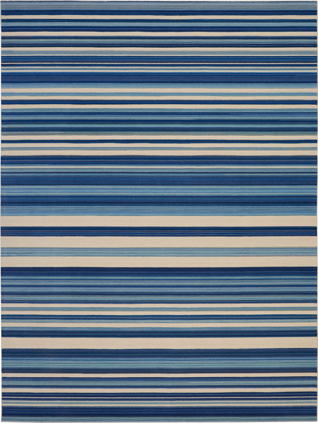 Butera Collection BB203 Blue and White 10'x13' Beach Area Rug