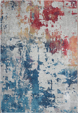 Nourison Ankara Global ANR10 Multicolor 4'x6' Abstract Area Rug