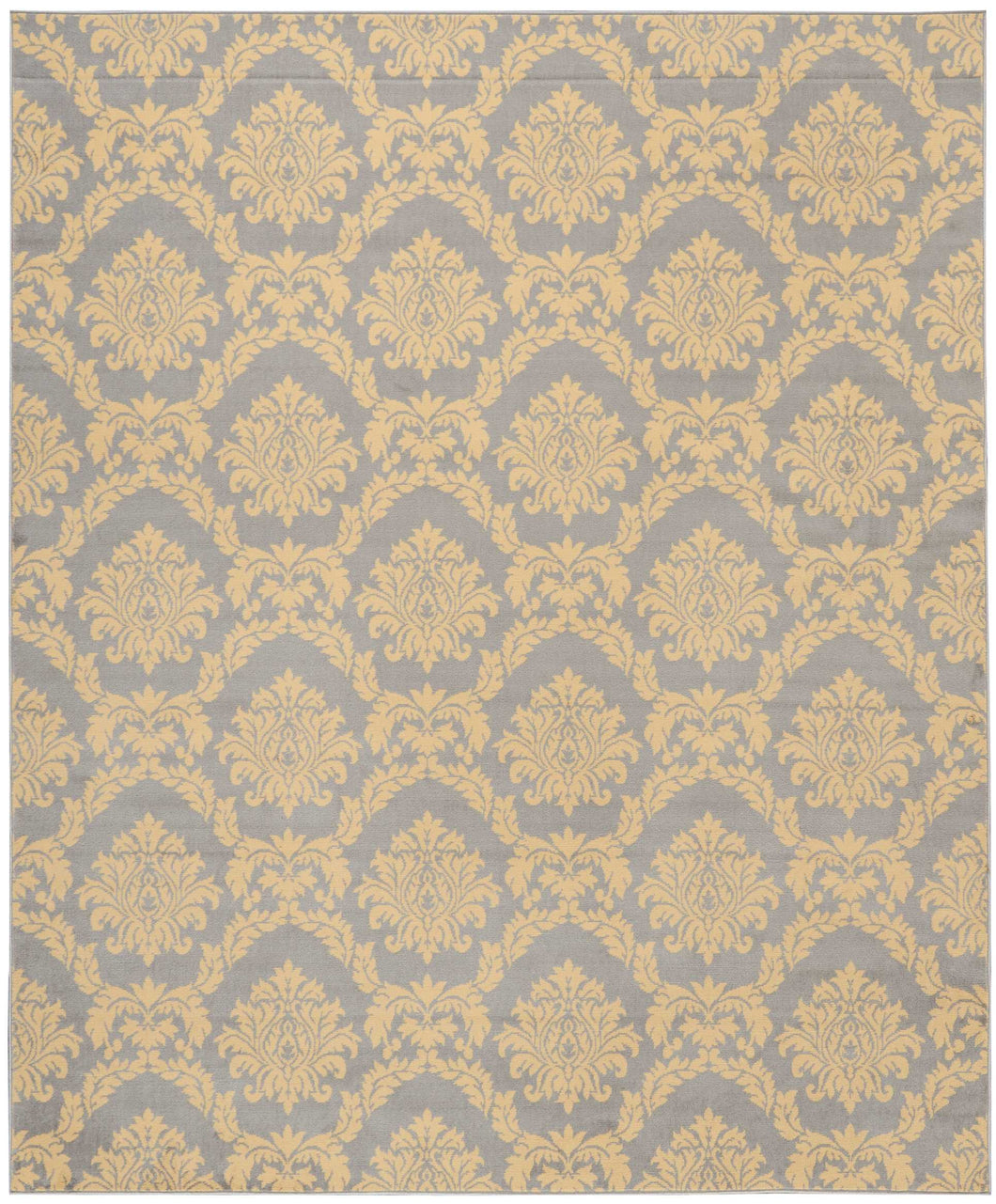 Nourison Grafix GRF11 Grey 8'x10' Large  Rug