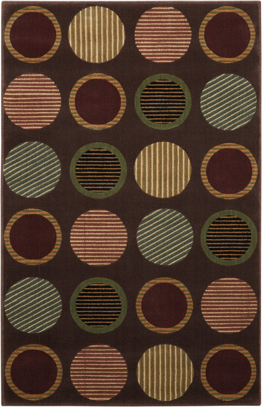 Nourison Cambridge CG06 Brown 4'x6'  Area Rug