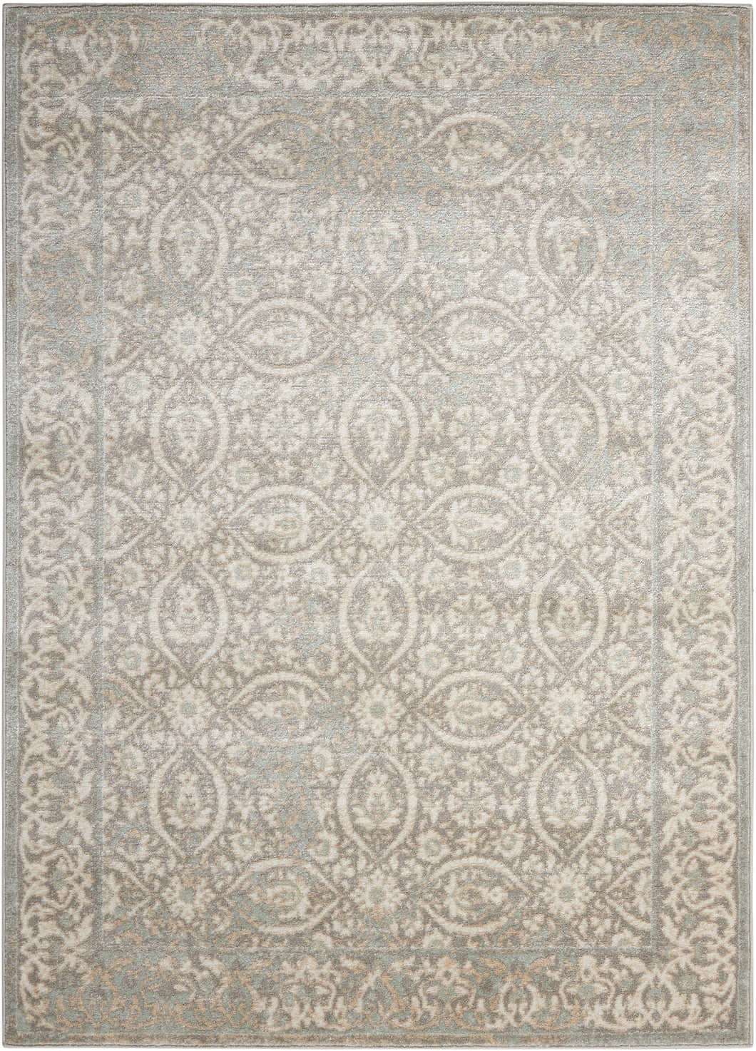 Nourison Euphoria EUP05 Grey 7'x10' Large  Rug