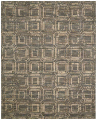 Nourison Silken Allure SLK24 Grey 9'x12'   Rug